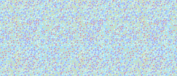 Muster mit bunten Kreisen auf blauem Grund — Stockvektor