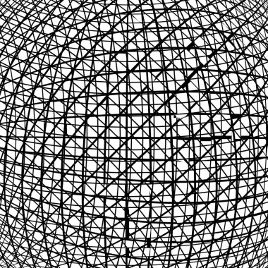 Rasgele kaotik satırları soyut geometrik desen