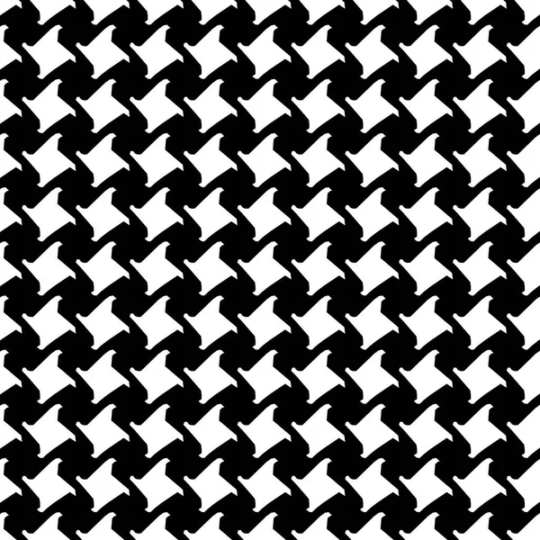 Pepita-Muster. schwarz-weiß — Stockvektor