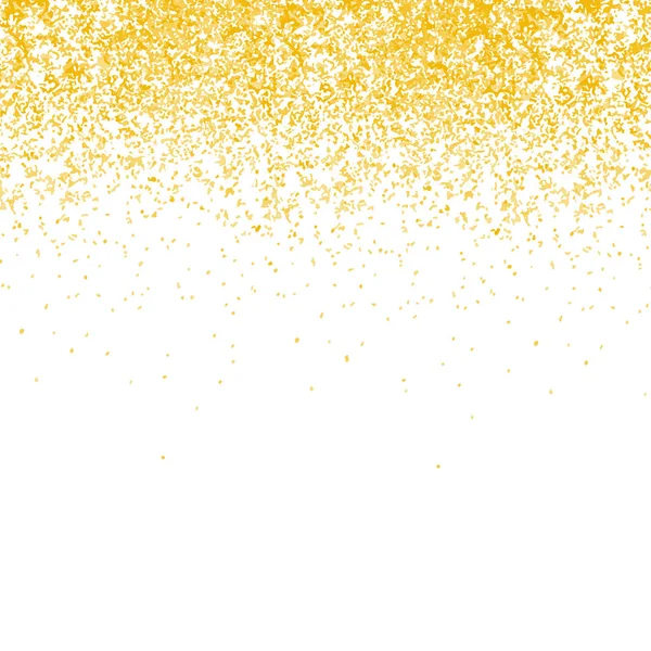Золотой блеск текстуры изолированы на белом фоне. Фон жёлтых точек . — стоковый вектор
