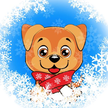Yeni yıl 2018 köpek.