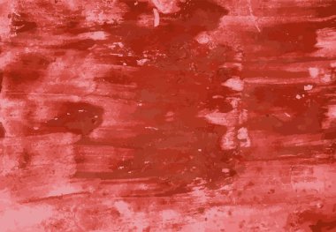 Kırmızı sulu boya vektör arka plan.