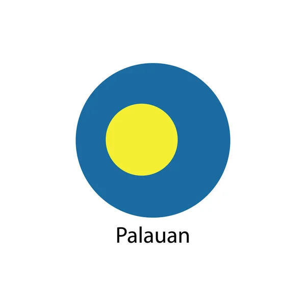 Palauan ulusal arka plan. — Stok Vektör