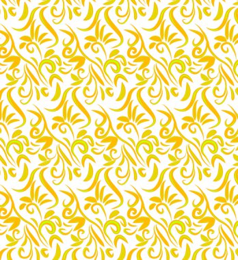 Karahindiba veya asters ile el çizilmiş vintage çiçek deseni.