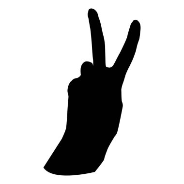 El hareketi barış işareti