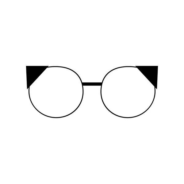 Brille Kitty Symbol. — Stockvektor