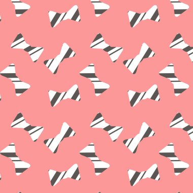 papyonlu desen, pembe çizgi