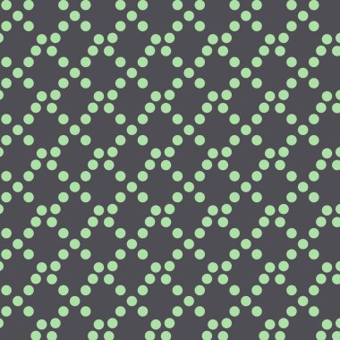 siyah yeşil daireler ile desen