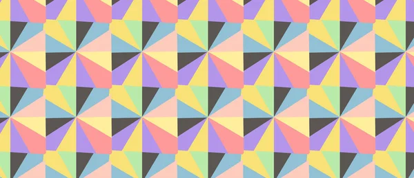 Шаблон с многоцветными формами — стоковый вектор