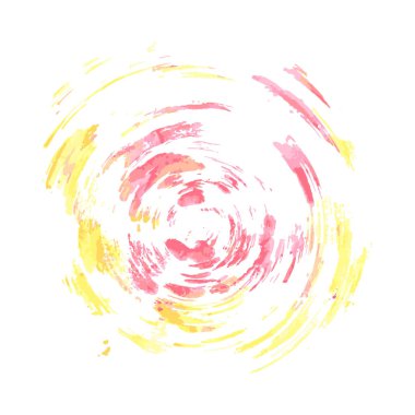 Kahverengi boya, mürekkep, grunge, kirli fırça darbeleri. Turuncu sıçrama, kırmızı sarı