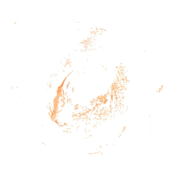 Peinture Encre Grunge Coups Pinceau Sale Éclaboussure Orange Rouge Jaune — Image vectorielle