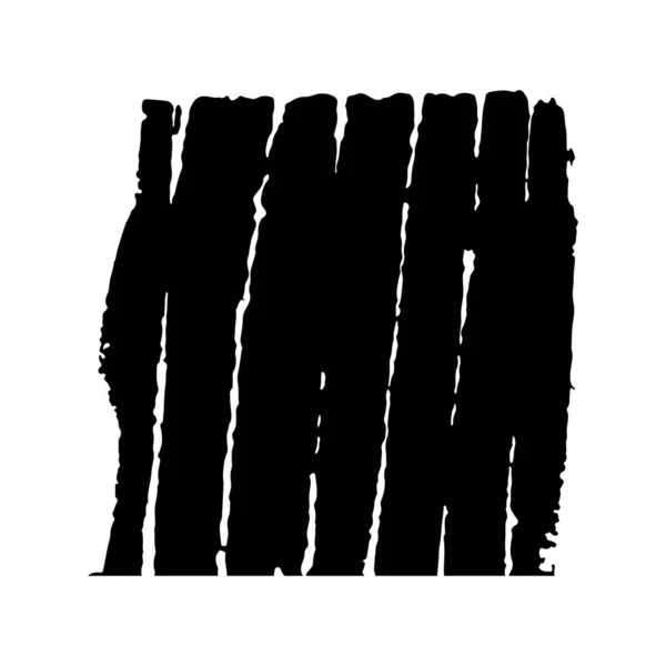 Siyah Boya Mürekkep Grunge Kirli Fırça Darbeleri — Stok Vektör