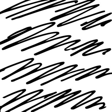 Sekiz adet siyah beyaz dalga dizisi