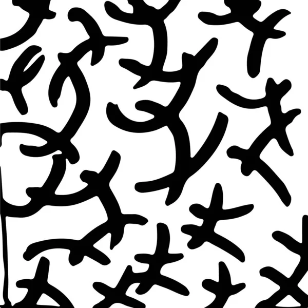 Набір Восьми Чорно Білих Хвиль Розмальовки Дорослих — стоковий вектор