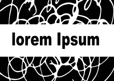 Bir dizi el yapımı iş kartı şablonu. Siyah, beyaz. Soyut fırça darbeleri, mürekkep karalamaları ve çiçek desenli desenler. Grunge kartları kümesi