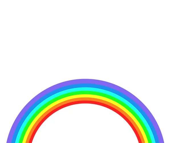 Art Rainbow Frame Abstrak Vektor Latar - Stok Vektor