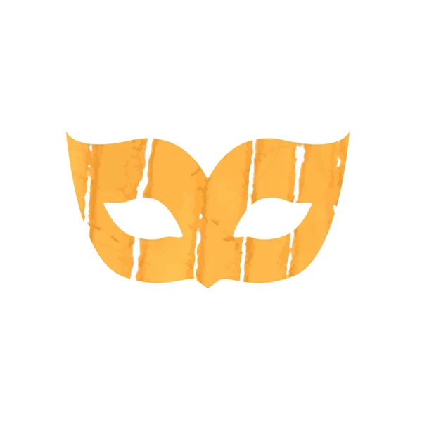 Karneval Maska Splash Jasný Akvarel — Stockový vektor