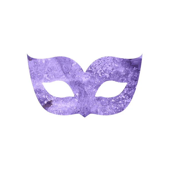 Carnaval Masker Spetteren Heldere Aquarel — Stockvector