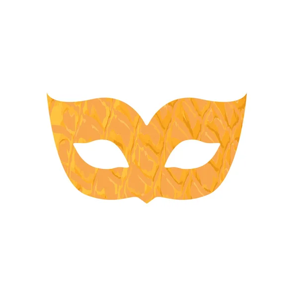 Masque Carnaval Éclaboussure Aquarelle Lumineuse — Image vectorielle