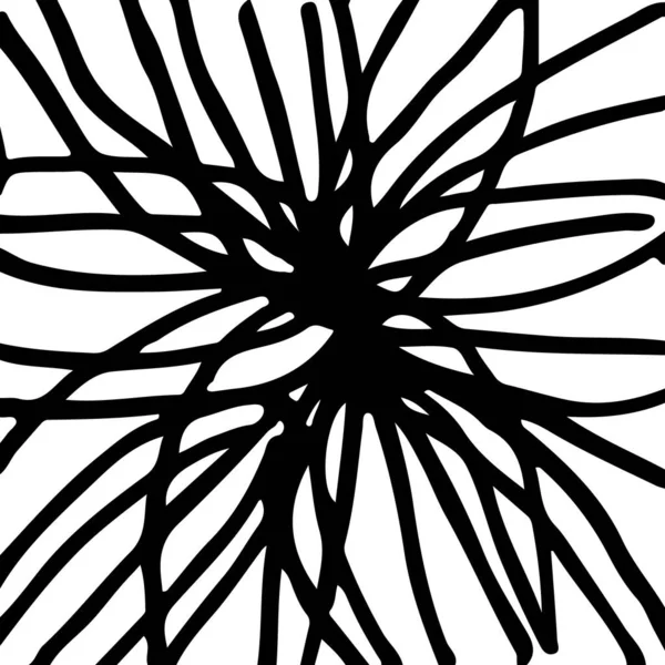 黑白抽象手绘纹理 — 图库矢量图片