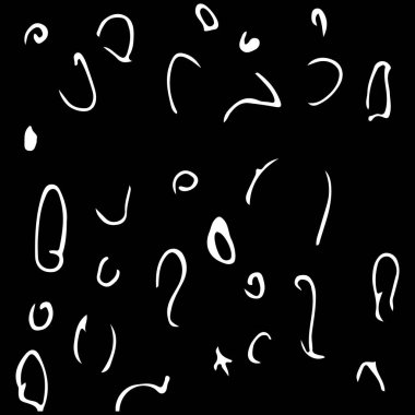 siyah ve beyaz soyut el çizimi dokusu.