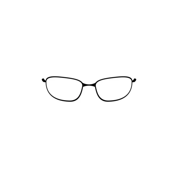 Brillensymbol. Einfaches schwarzes Symbol — Stockvektor