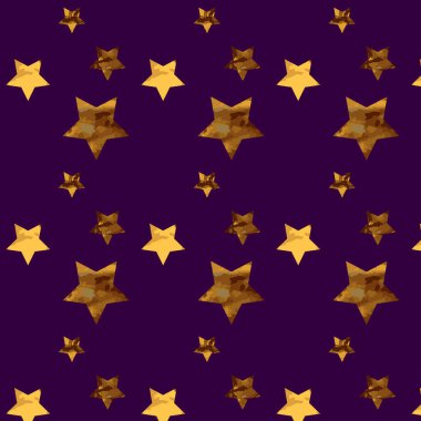 Altın yıldızlı arka plan. örüntü yıldızları