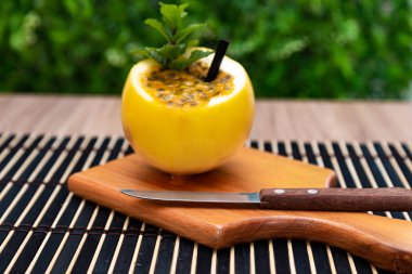 lezzetli tipik Brezilya maracuja içki