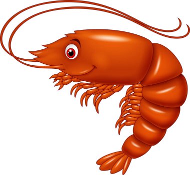 İllüstrasyon karikatür şirin ıstakoz