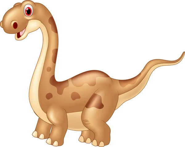 Ilustracja Kreskówka Dinozaur — Wektor stockowy