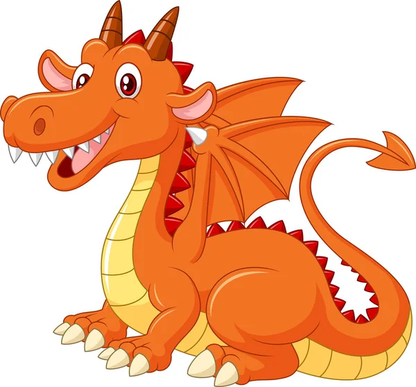 Illustration Cute Dragon — Stock Vector