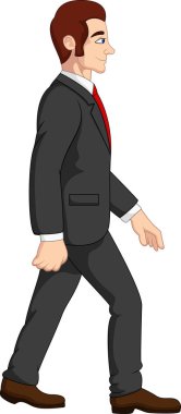 İllüstrasyon karikatür işadamı