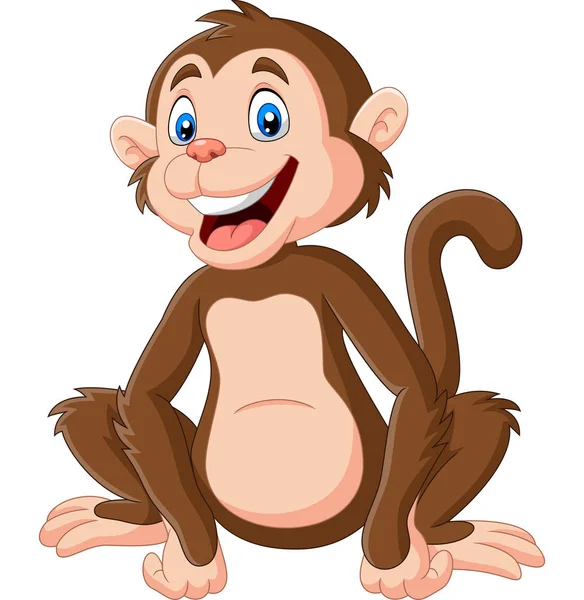 Funny brown monkey sit Vector Art Stock Images | Depositphotos Funny brown monkey sit Vector Art Stock Images | Depositphotos