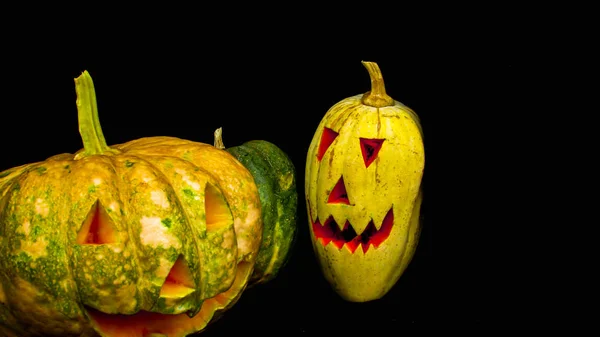 Calabaza Divertida Diferente Tradicional Fiesta Octubre Hecha Brasil Con Nuevos —  Fotos de Stock