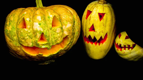 Calabaza Divertida Diferente Tradicional Fiesta Octubre Hecha Brasil Con Nuevos —  Fotos de Stock