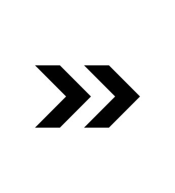 Ok simgesi simge vektörü. Ok simgesi işareti