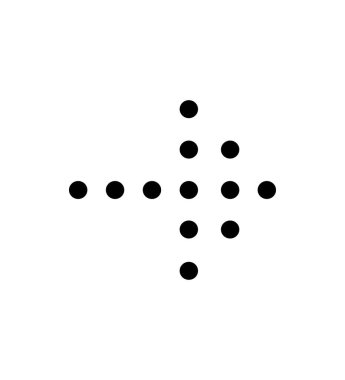 Ok simgesi simge vektörü. Ok simgesi işareti