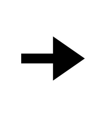 Ok simgesi simge vektörü. Ok simgesi işareti