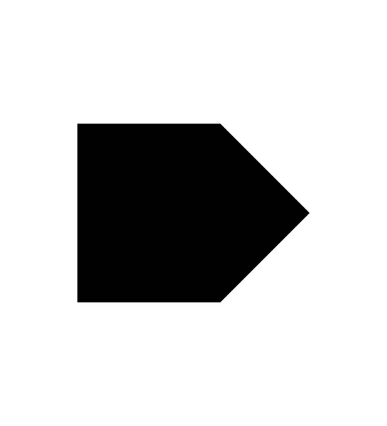Freccia icona simbolo vettore. Segno icona freccia — Vettoriale Stock