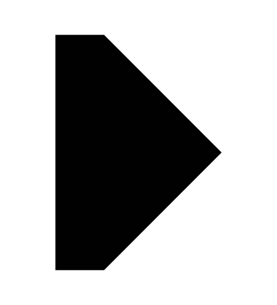 Arrow icon symbol vector. Arrow icon sign — Stock Vector