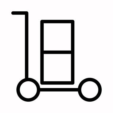 Alışveriş Sepeti simge vektörü, Düz simge mağaza sepeti sembolü