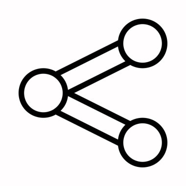 paylaşmak medya sosyal simge vektör logo sembolü veya illüstrasyon