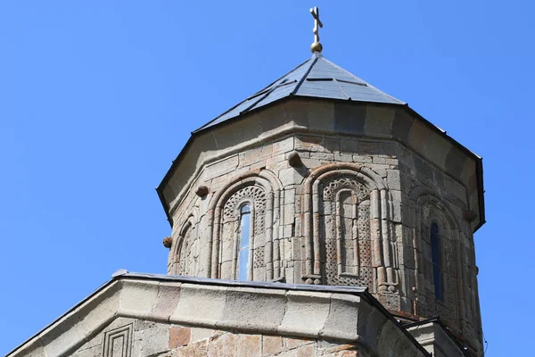 Stepantsminda Antigua Iglesia Cristiana Georgia — Foto de Stock