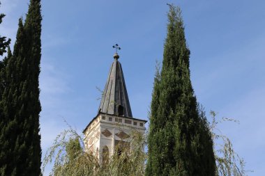 Georgia Bodbe kasabasında Hıristiyan Kilisesi