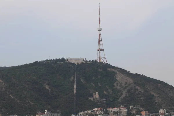 Tour Télévision Dans Ville Tbilissi — Photo