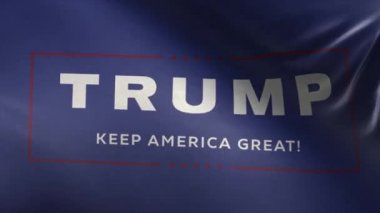 Trump için bayrak oylaması - Amerika 'yı Büyük Tut - Döngü