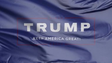 Trump 'a bayrak - Amerika' yı Büyük Tut