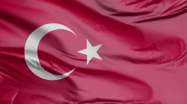 Türkiye Bayrağı Gerçekçi 3D