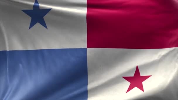 Flag of Panama Loop 3D — Stock Video