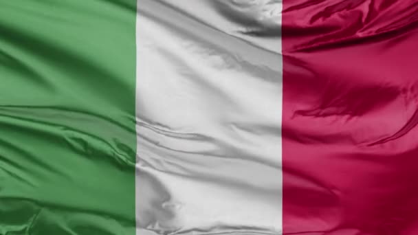 Bandiera Realistica Italia — Video Stock